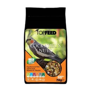 غذای خشک (آجیل) عروس هلندی تاپ فید مدل Cockatiles Nuts وزن 750 گرم