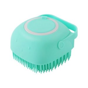 لیف حمام مخصوص حیوانات مخزن دار برند Silicone رنگ آبی