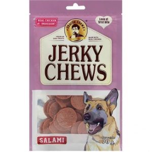 jerky chews salami