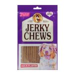 تشویقی میله ای سگ جرکی با طعم اردک وزن 70 گرم JERKY CHEWS duck flavor