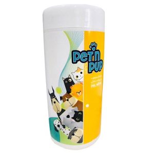 دستمال مرطوب پت بدون اسانس برند petnpup