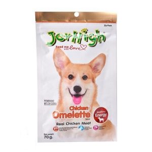 تشویقی جرهای Jerhigh chicken Omelette وزن ۷۰ گرم