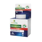 قرص تقویت کننده سیستم ایمنی سگ و گربه زوویتال Zoovital immunovital بسته ۶۰ عددی