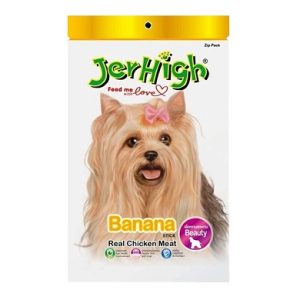 تشویقی سگ جرهای با طعم موز JerHigh banana