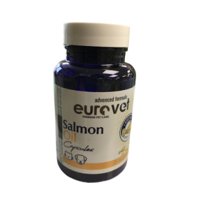 قرص مکمل روغن ماهی برند یوروپت 60 عدد SALMON OIL