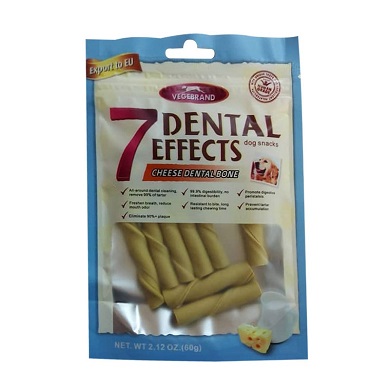 تشویقی سگ وجی برند با طعم پنیری Vegebrand 7 Dental Effects cheese bone تشویقی سگ وجی برند با طعم پنیری Vegebrand 7 Dental Effects cheese bone