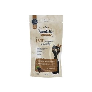 تشویقی گربه سانابل با طعم بره و انگور کولی Sanabelle Lamb & Elderberry Mini Stick وزن 55 گرم