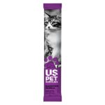 بستني گربه برند US PET طعم شتر مرغ و بیوتین