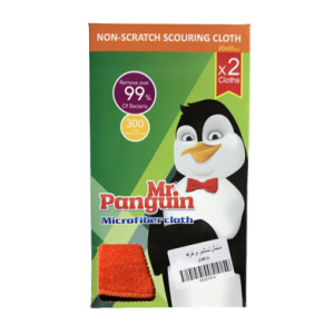دستمال شست و شو مستر پنگون 2 عددی مدل 2 طرفه