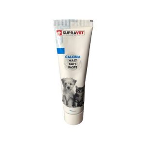 خمیر کلسیم سگ و گربه supravet calsium malt soft paste