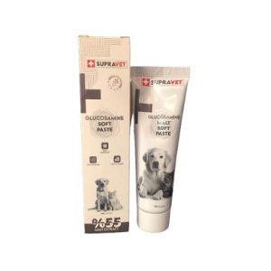 خمیر گلوکوزامین سگ و گربه supravet glucosamine malt soft paste
