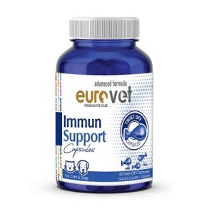 قرص مکمل تقويت سيستم ایمنی سگ و گربه يوروپت 60 عدد immun Support