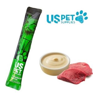 بستنی گربه برند US PET با طعم شترمرغ به همراه بیوتین