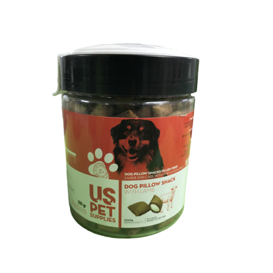 سگ - بره تشويقی سگ باکسی 200 گرمی اسنکی بالشتی با طعم گوشت بره برند US PET
