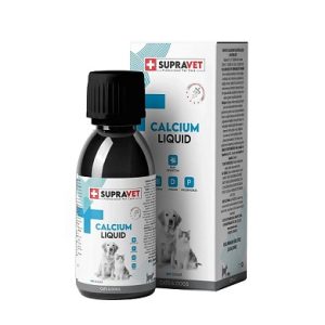 شربت کلسیم سگ و گربه supravet calcium liquid