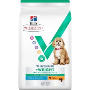 غذای خشک هیلز مخصوص سگ نژاد کوچیک عقیم شده مدل weight وزن 2 کیلو