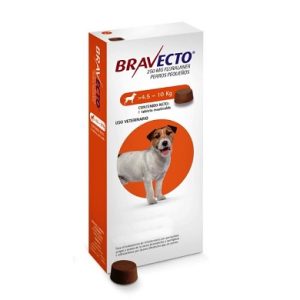قرص ضد کک و کنه سگ براوکتو (4.5تا 10کیلو) | BRAVECTO