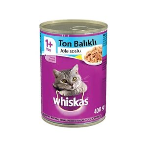 کنسرو گربه برند ویسکاس 400 گرمی با طعم ماهی تن whiskas tuna 400g