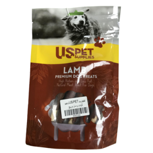 تشویقی برند US PET با طعم گوشت بره مدل استوانه دراز