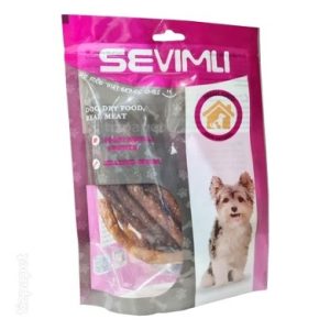 تشويقي استيک نرم مرغ مخصوص سگ برند SEVIMLI