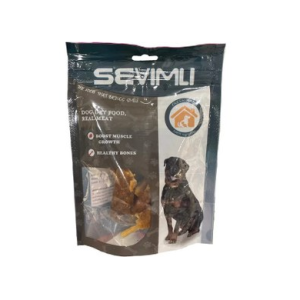 تشويقي دمبلي گوشت گاو مخصوص سگ 100گرمي برند sevimli
