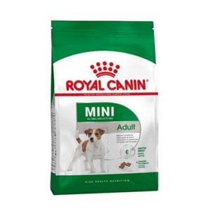 غذاي خشک سگ بالغ نژاد کوچک ميني ادالت mini adult رويال کنين وزن 4کيلوگرم